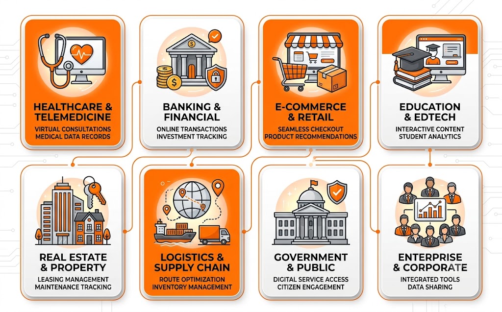 Web Application Development Services we serve