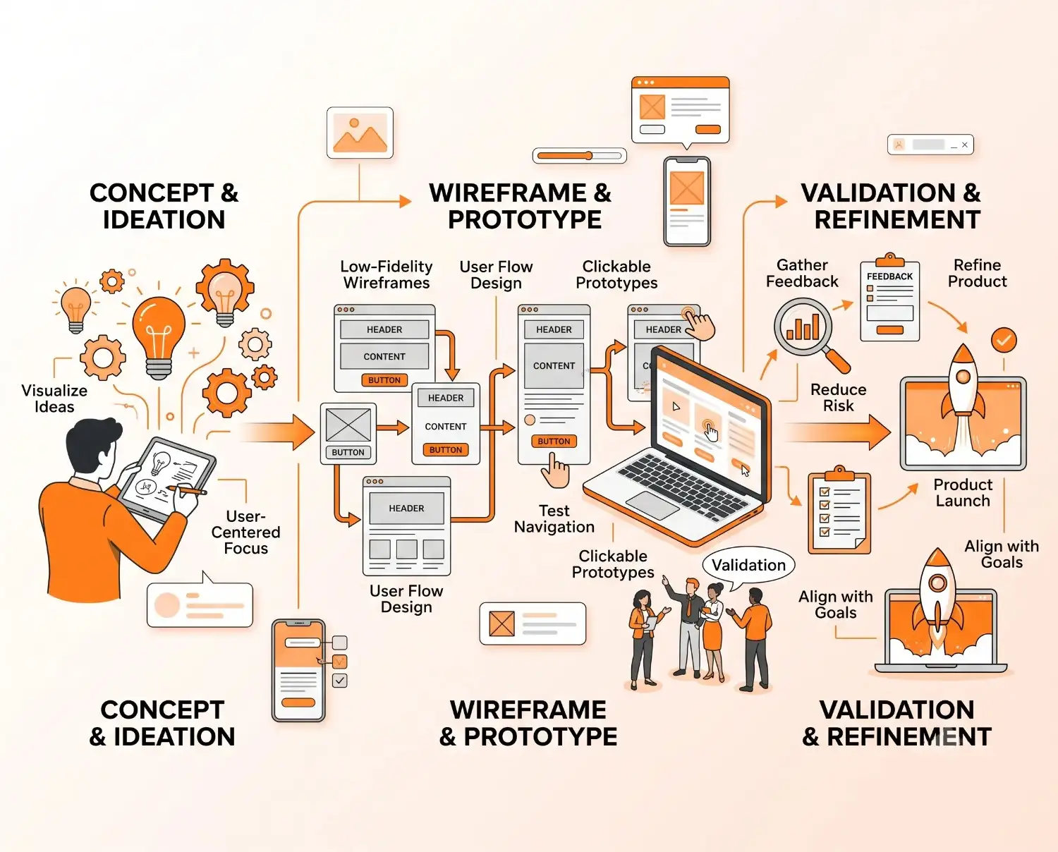 Wireframing & Prototyping